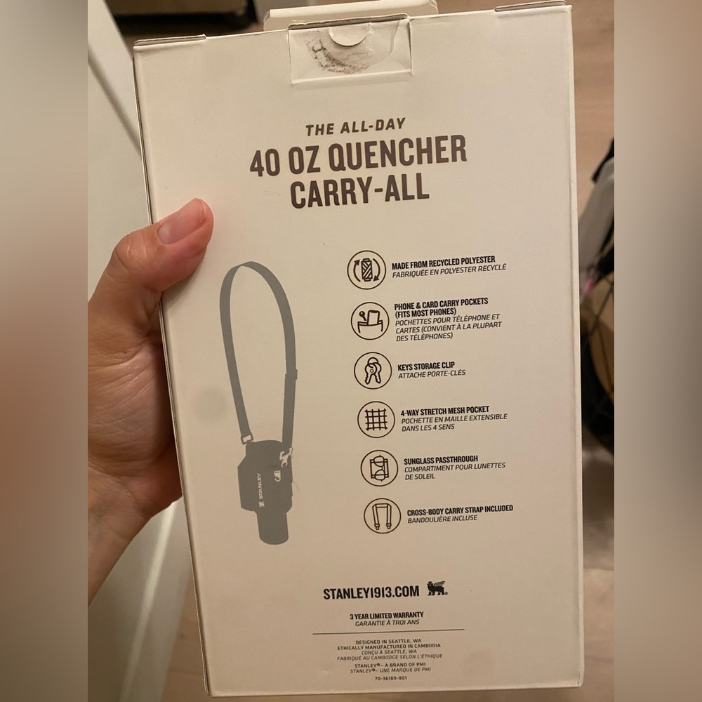 Stanley Blue Quencher Carry-All with Strap - Picture 3 of 4